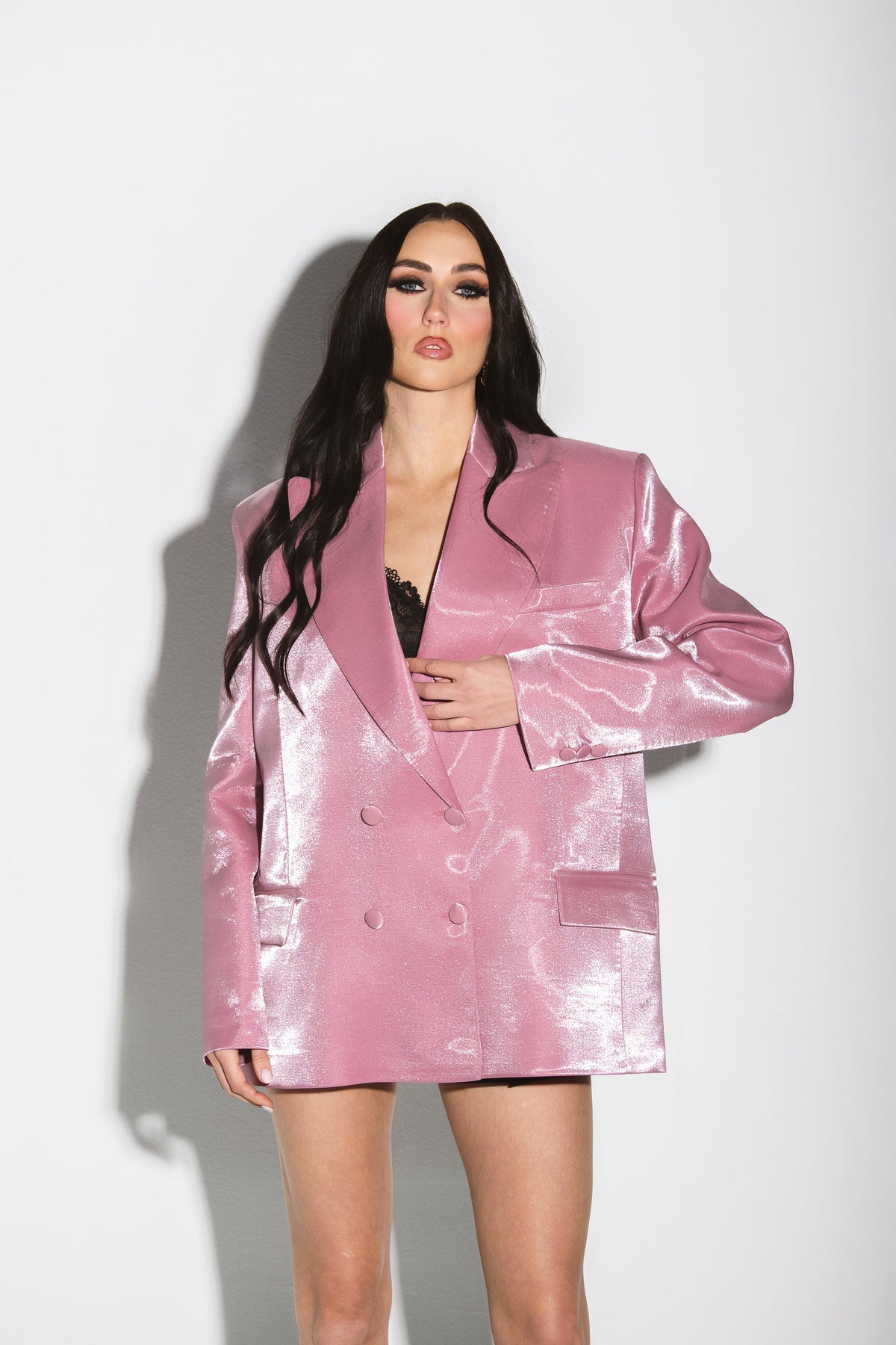 Aura Shimmer Blazer