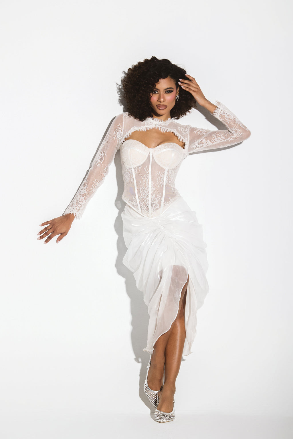 iconic White corset