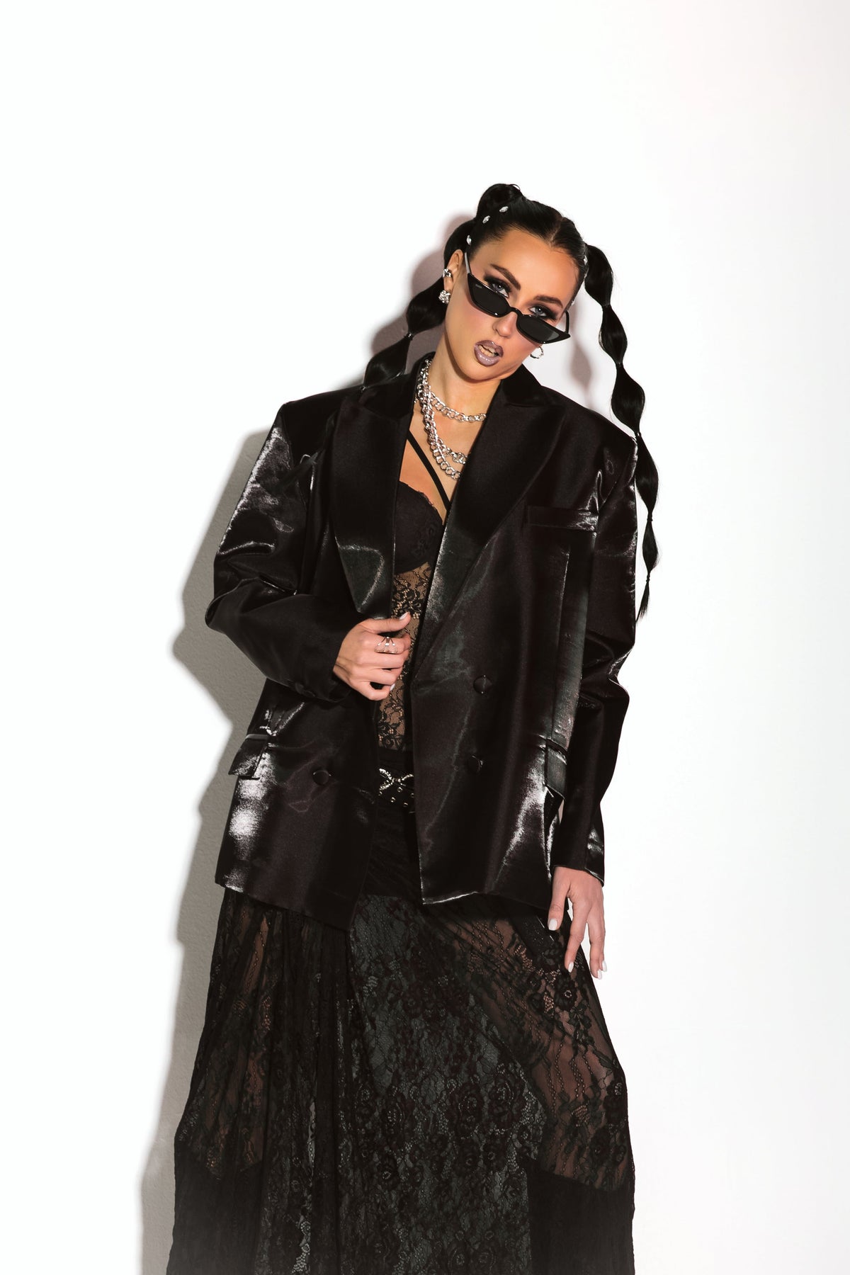 Aura Shimmer Blazer