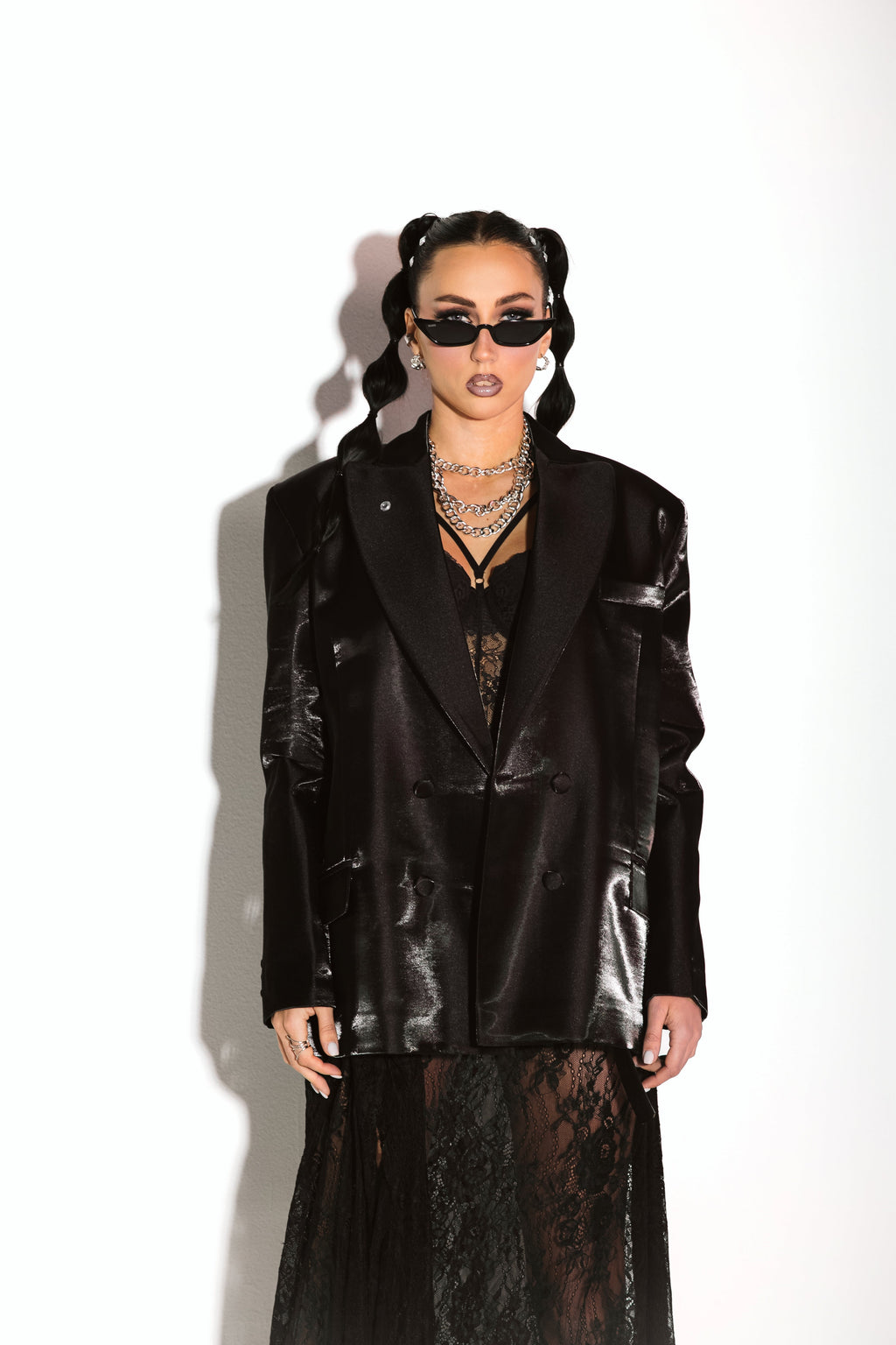 Aura Shimmer Blazer