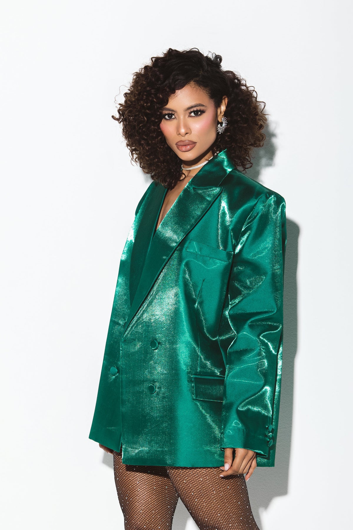 Aura Shimmer Blazer