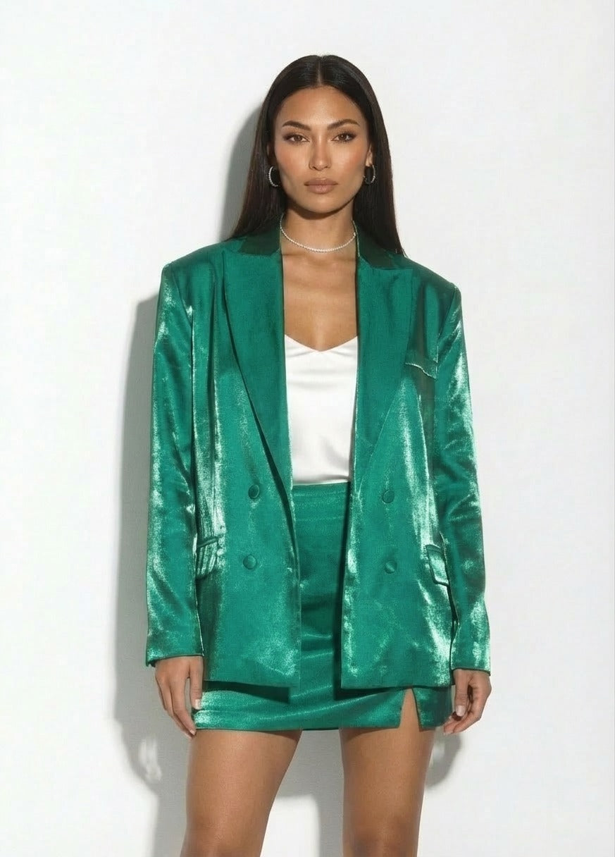 Green Shimmer Skirt
